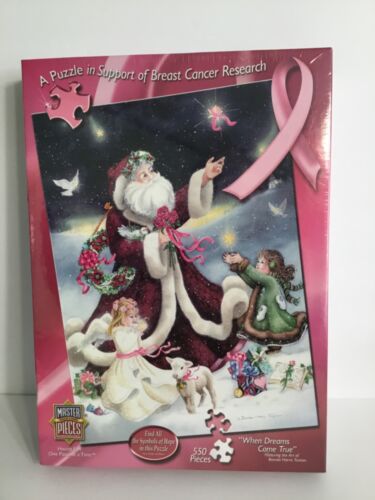 NIB Master Pieces "When Dreams Come True" Breasr Cancer Research 550 Pc Puzzle 