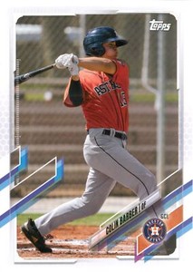 Colin Barber RC 2021 Topps Pro Debut MiLB Baseball Rookie Card #PD-110 Astros