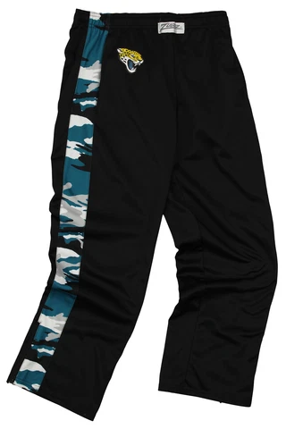Zubaz Men's NFL Jacksonville Jaguars Camo Print Stadium Pants Cover