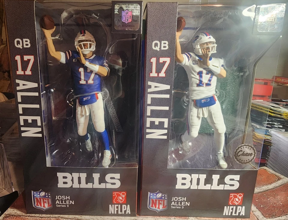 Figura Josh Allen IMPORT DRAGONS NUEVO EN CAJA Serie 3 Regular y CHASE 🔥 MVP BILLS MAFIA Foto 1 de 1