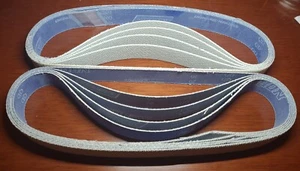 10 Stk. NORTON U936 X200 1X24 SCHLEIFBÄNDER P80 KÖRNUNG KERAMIK ALUMINIUMOXID POLYTUCH - Bild 1 von 1