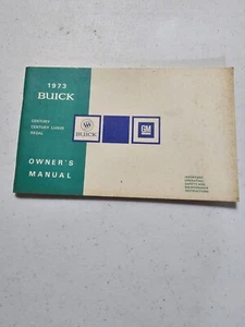1973 Buick Owner’s Manual Century Luxus Regal GM Car Operating Maintenance Guide - Bild 1 von 2