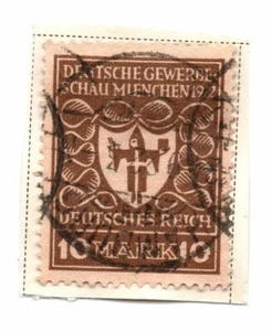 Alemania 1922 Exposición Industrial en Munich MC: 203 10 mk ligeramente bisagras - Imagen 1 de 1