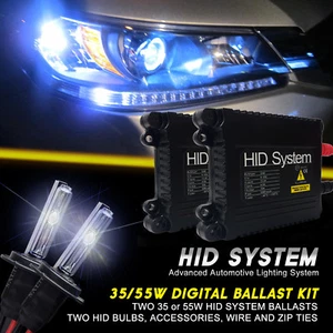 GE Xenon 35W 55W Slim HID Kit for Ford F-350 Super Duty F-450 Year 1997 to 2017 - Picture 1 of 12