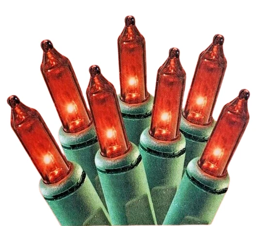 2 Boxes Each 100 Red Mini Lights Green Wire Christmas Tree Valentine's Day