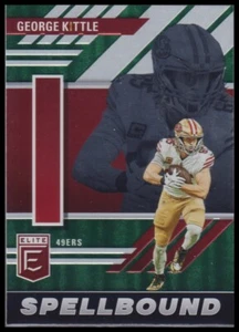 2023 Panini Donruss Elite #SB-GK2 Goerge Kittle Spellbound "I" Green - Picture 1 of 2