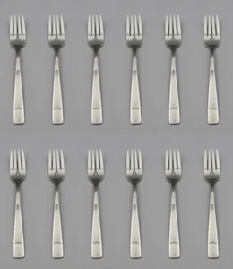 Oneida Edelstahl ACCENT (GLÄNZEND) Fischgabeln - 12er Set Neu aus altem Lagerbestand USA - Bild 1 von 3