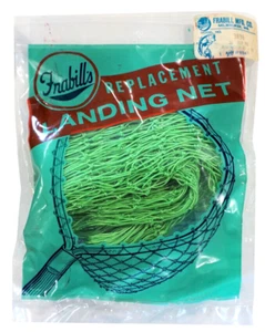 Frabill Vintage Replacement Landing Net 36" Deep Green, Hoop up to 20x23" #3836 - Picture 1 of 3