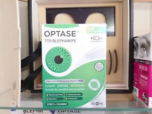EBAY OFFER Eyelid wipes Optase Tea Tree Oil RECOMMENDED BY OPTICIANS RRP 9.99