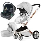 Hot Mom 3 in 1 Baby Stroller  360° travel system High view pushchair car seat