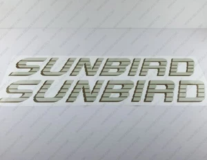 SUNBIRD BOAT LOGO DECALS STICKERS Set of 2 36.5" LONG - Bild 1 von 5