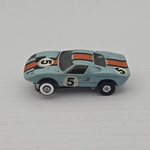 Aurora ThunderJet Ford GT40 Gulf Blue Orange #5 Oldtimer TJet Chassis - Bild 1 von 5