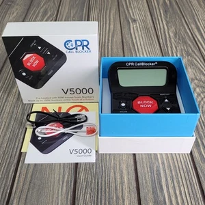 Bloqueur d'appels CPR V5000 boîte ouverte neuf pour bloc téléphone fixe appels robotiques arrêt spam - Photo 1/17