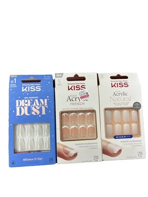 Kiss Salon Acrylic Nails 91981-83605-86584 All Packs Short - Image 1 of 4
