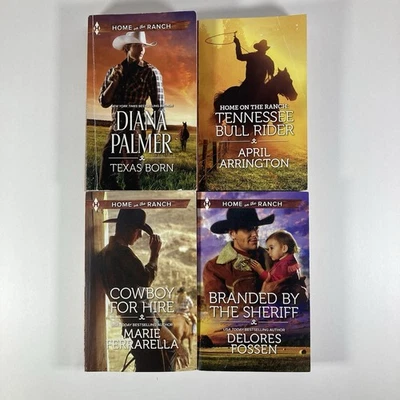 Harlequin Home On The Ranch Paperback Romance Novels Lot Of 4 - Diana Palmer - Image 1 of 4
