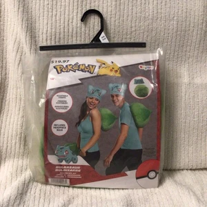Disguise Pokemon Bulbasaur Costume Accessory Kit, Green, Adult Size, Halloween - Picture 1 of 2