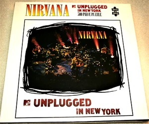 Nirvana Unplugged NYC MTV Record Album 500pc Premium Puzzle New Sealed Rock Saws - Picture 1 of 5