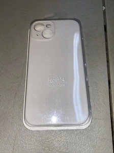 Für iPhone 14 Silikon Hülle Grau Weich Smartphone Neu - Bild 1 von 6
