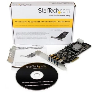 StarTech 4 Kanal PCIE USB 3 Karte - PEXUSB3S44 V 4 - Bild 1 von 5