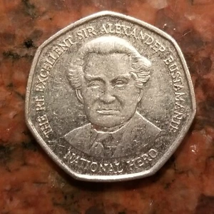 1999 JAMAICA ONE DOLLAR COIN - #A8661 - Picture 1 of 2