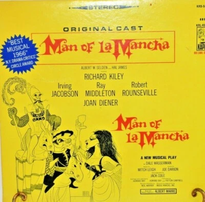 Man of LaMancha original cast musical  - VINYL record 33 rpm LP (B) Foto 1 de 4