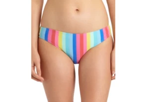 California Waves Juniors' Shiny Rainbow Hipster Bikini Bottoms Size M - Picture 1 of 1