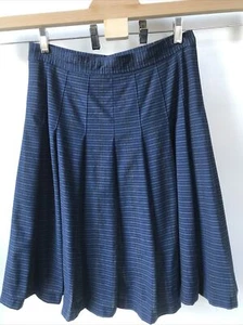 Pre-Owned Women’s Pendleton Wool Light Weight Blue Pleated Skirt Sz:8P - Picture 1 of 4