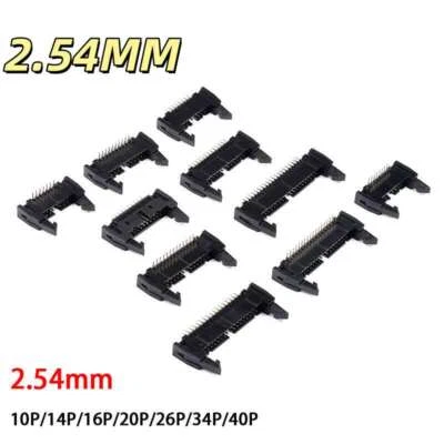 10P/14P/16P/20P/26P/34P/40P 2.54mm PitchIDC Boxed PCB Header Connectors - - Image 1 of 4