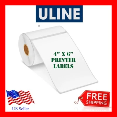 Uline S-17044  4"x6"  Shipping Label Roll 220 Compatible with DYMO 4XL - Image 1 of 4