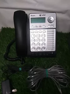 ATT ML17928 2 Line Office Phone Caller ID Speakerphone With Cords (BB) - Picture 1 of 8