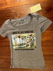 CAMISETA MAURICE SENDAK: Where The Wild Things Are MUJER GRIS XL - Imagen 1 de 5