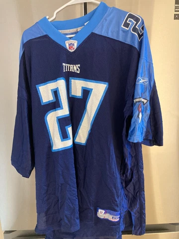 Tennessee Titans  Eddie George  blue NFL Reebok football Jersey adult XXL 2xl Cover
