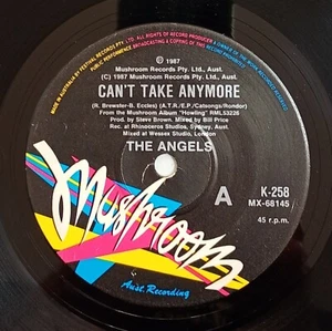 Can't Take Any More - The Angels (1987 Australia) LIMITED EDITION - Picture 1 of 2