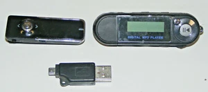 Coby MP550-1G 1GB Micro Clip MP3 Player & 1gb Player LOT 2 - Picture 1 of 2