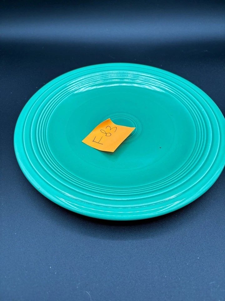 Plato de cena vintage Fiesta 9,5" turquesa fiestaware Foto 1 de 2