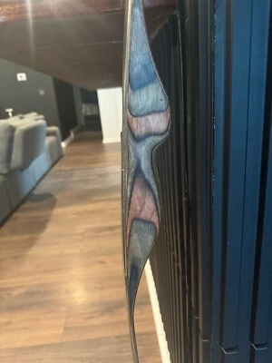 White wolf archery custom hunting long bow by Tony Semenuk - Image 1 of 4