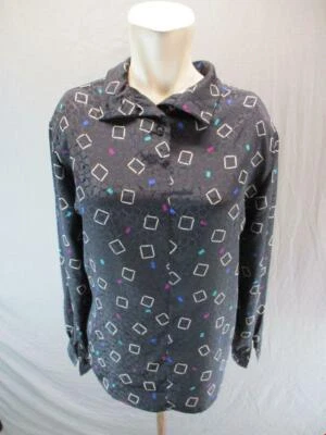 Женская черная рубашка с длинным рукавом Country Sophisticates от Pendleton размер 12 6G491 - Изображение 1 из 4