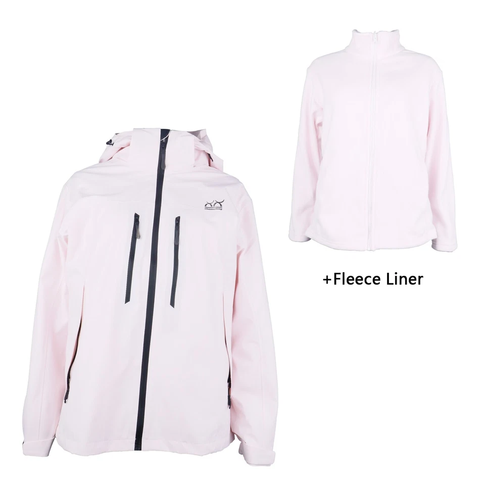 Shamofeng 3 en 1 Chaqueta Exterior Impermeable Impermeable para Mujeres y Hombres Escalada Foto 1 de 4