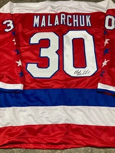 Capitals Clint Malarchuk signed Jersey W/COA - Picture 1 of 3