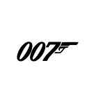 2x 007 JAMES BOND MOVIE 10cm VINYL DECAL STICKER CAR/VAN/WALL/DOOR/LAPTOP/WINDOW Only £2.25 on eBay