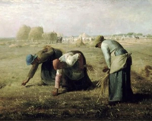 ""The Gleaners"" Jean-Francois Millet Estampado Artístico 8""x 10"" Foto 100" - Imagen 1 de 2