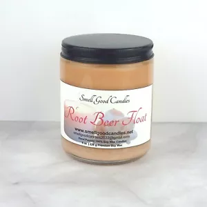 Root Beer Float 8oz Premium Soy Wax Candle – A Nostalgic Soda Shop Experience - Picture 1 of 2