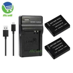 Cargador USB o batería DMW-BCM13E para cámara Panasonic DMC-FT5 FT6 ZS45 ZS50 - Imagen 1 de 9