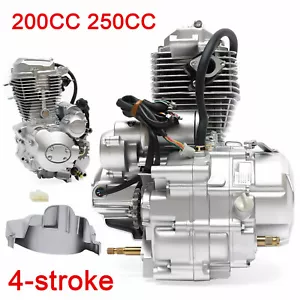 Motor de moto cross CG250 200cc-250cc 4 tiempos ATV transmisión manual de 5 velocidades - Imagen 1 de 12