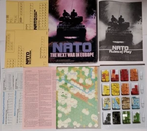 Victory Games VG 1983 NATO - Der nächste Krieg in Europa Kriegsspiel GESTANZTES Brettspiel - Bild 1 von 24