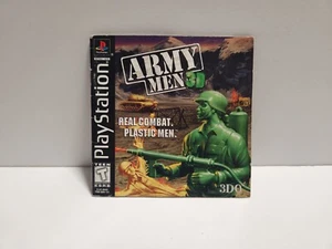 Army Men 3D (Sony Playstation 1) PS1 Original nur Anleitung mit Registrierungskarte - Bild 1 von 3