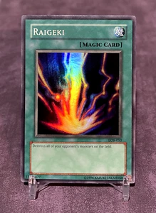 Yugioh! Raigeki LOB-053 Super Rare Unlimited Original Print Near Mint - Bild 1 von 5