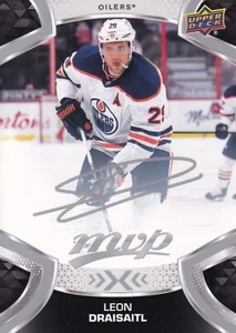 2021-22 Upper Deck MVP - Silver Script #210 Leon Draisaitl, Edmonton Oilers - Picture 1 of 2