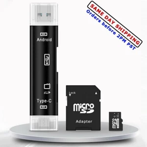 32G 32GB Micro TF Memory Card + SD Adapter for Smart Phone Video Car Dash Camera - Picture 1 of 1