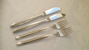 WMF Stuttgart Cromargan menú cubiertos 2 personas cuchillo tenedor 4 piezas como nuevo - Imagen 1 de 12